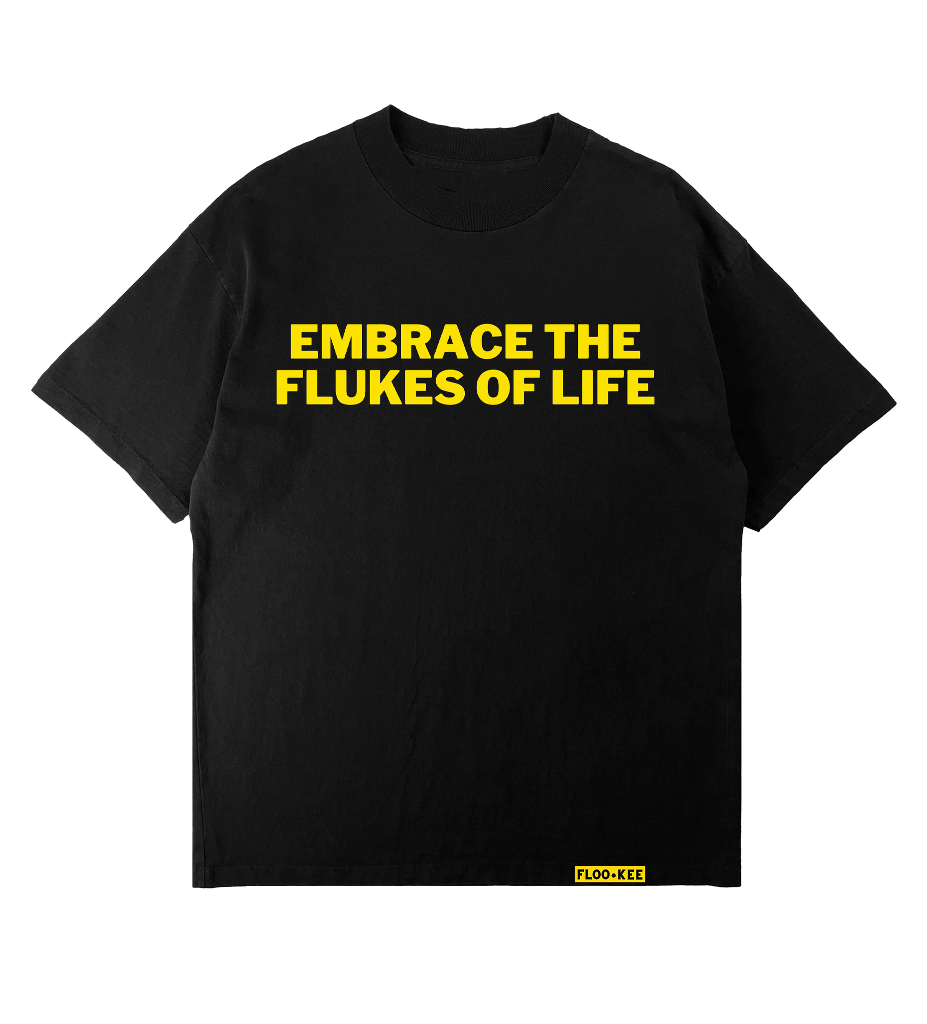 THE FLUKE T-SHIRT - BLACK *FREE SHIPPING*