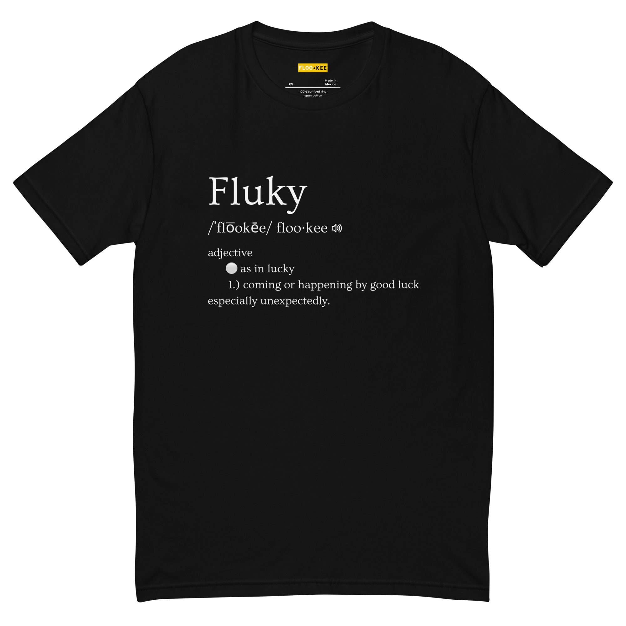 THE FLUKY T-SHIRT - BLACK