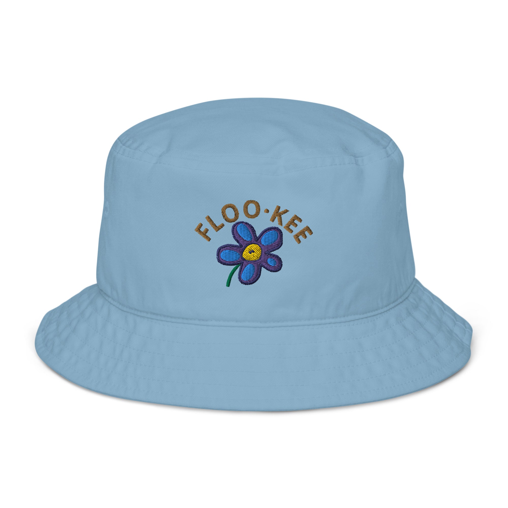 THE DAFFODIL BUCKET HAT - SLATE BLUE