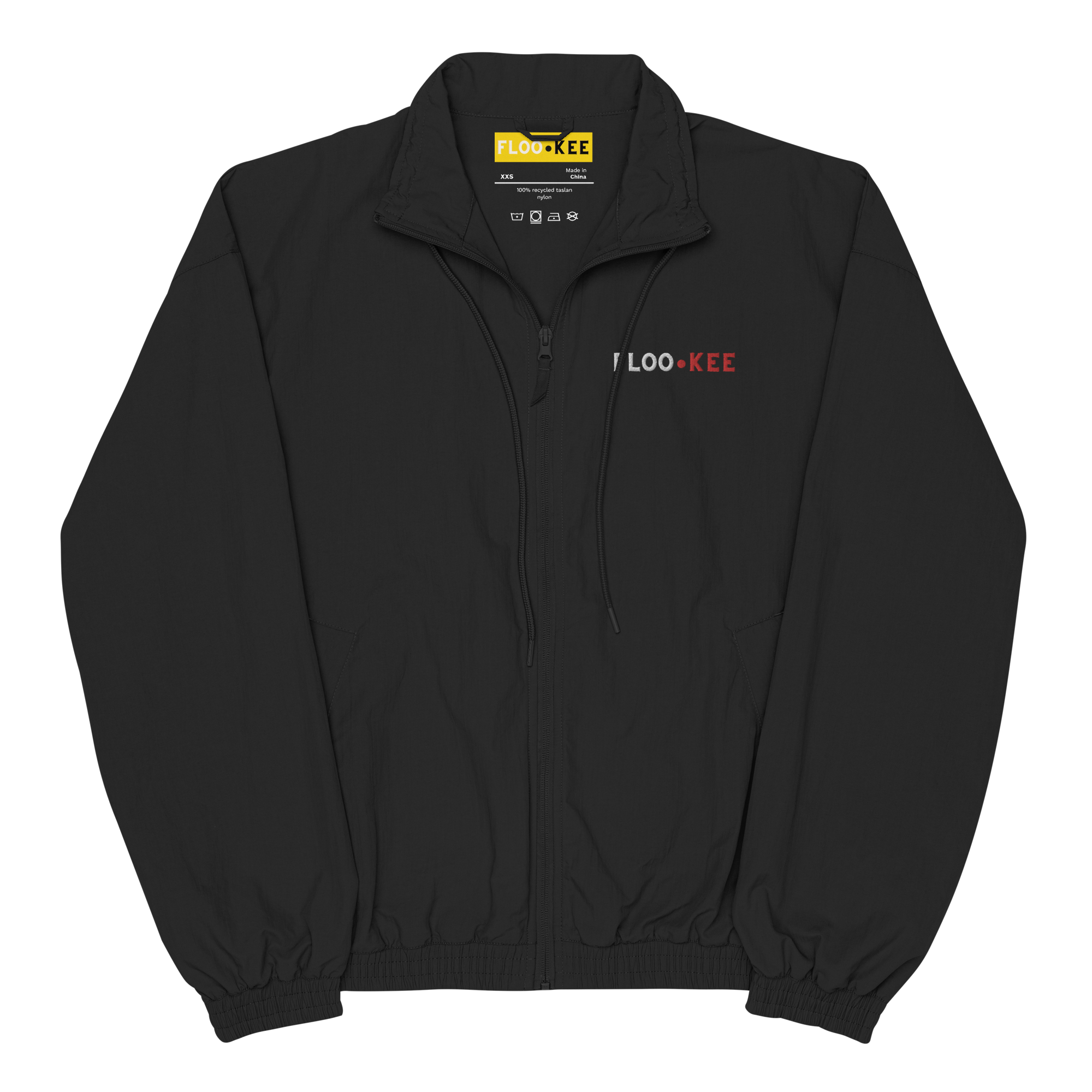 THE PEACE TRACKSUIT JACKET - BLACK